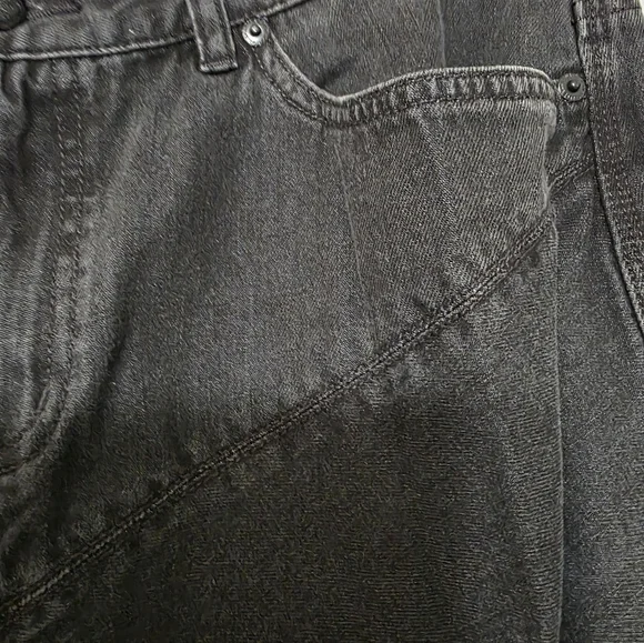 RALPH LAUREN ♥️ Black Denim Skirt SIZE 12 - Picture 9 of 16